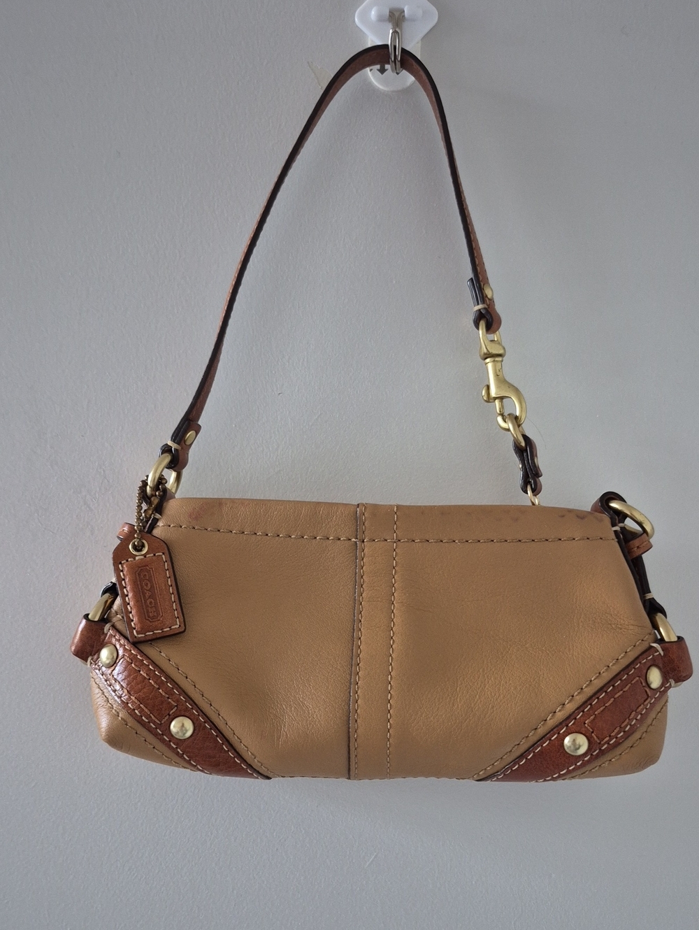 Coach MICRO Carly Bag Leather HTF Y2K